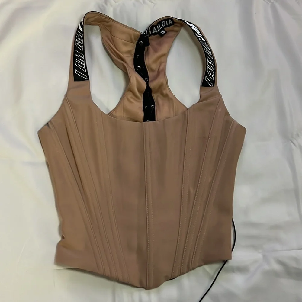 IAMGIA Siobhan Corset Tan - Picture 4 of 5